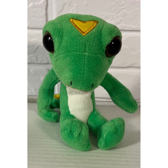 GEICO Gecko Plush Mascot Unisex Small Green Advertising Collectible Stuffed Toy